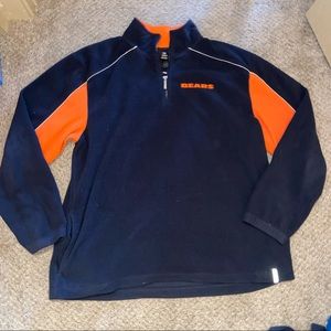 💎 XL Men’s Chicago Bears 1/4 zip fleece pullover